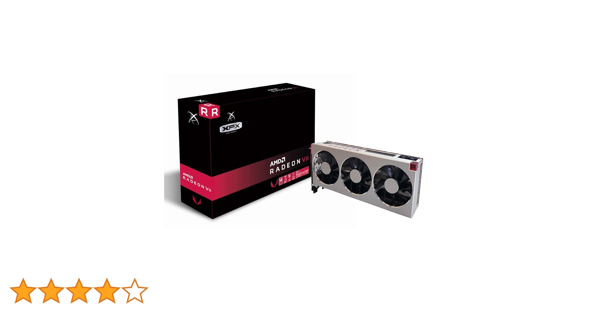 XFX製 Radeon VII　動作品 Amazon | XFX AMD Radeon VII 16GB HBM2、1750 MHz ブースト